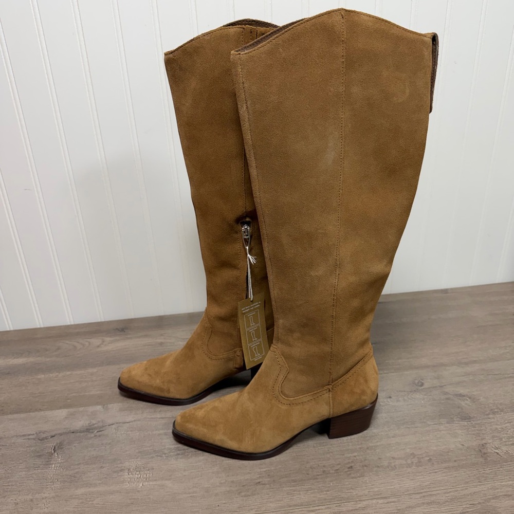 Dolce Vita Tan Over the Knee Boots